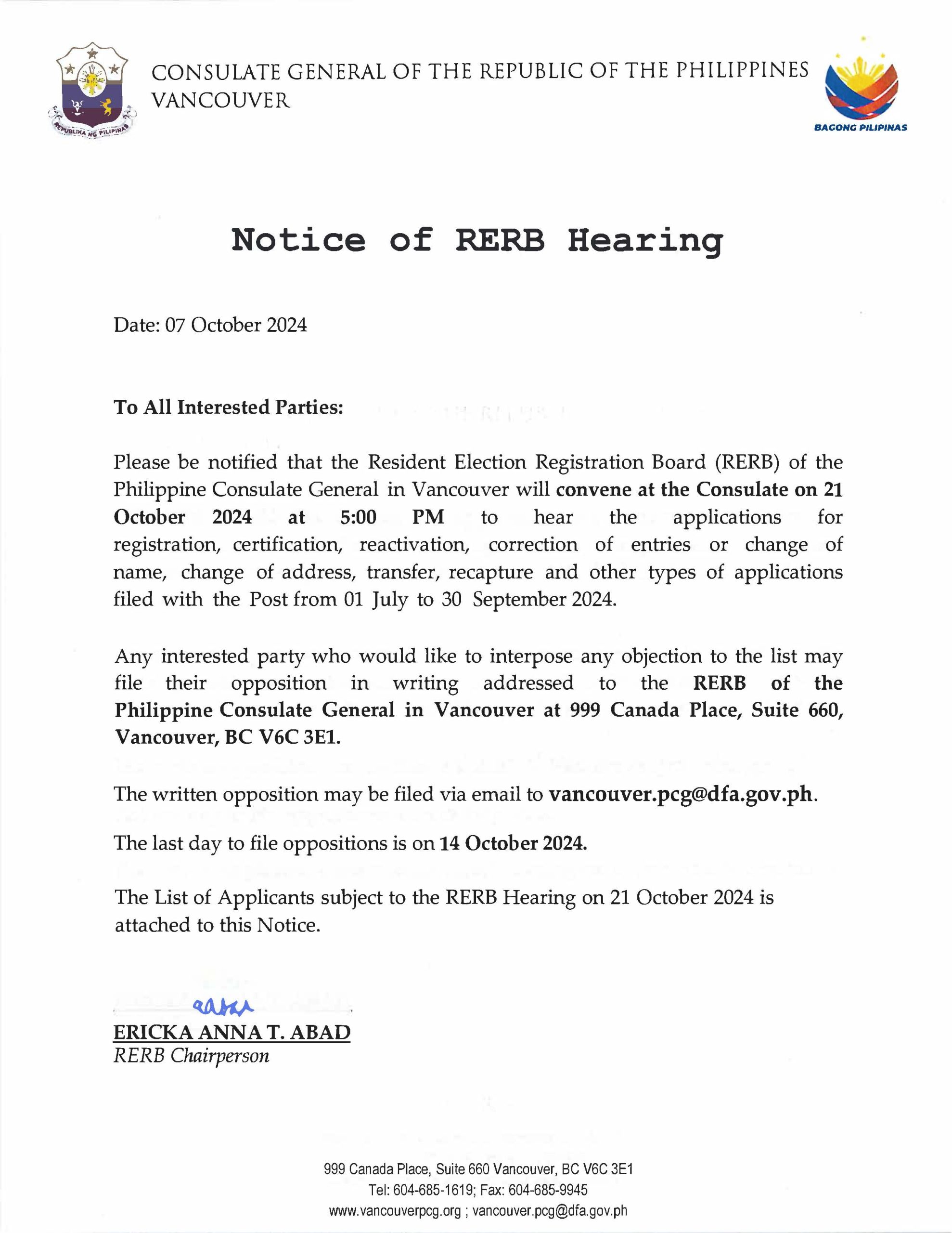 notice of rerb hearing 21 october 2024 scaled
