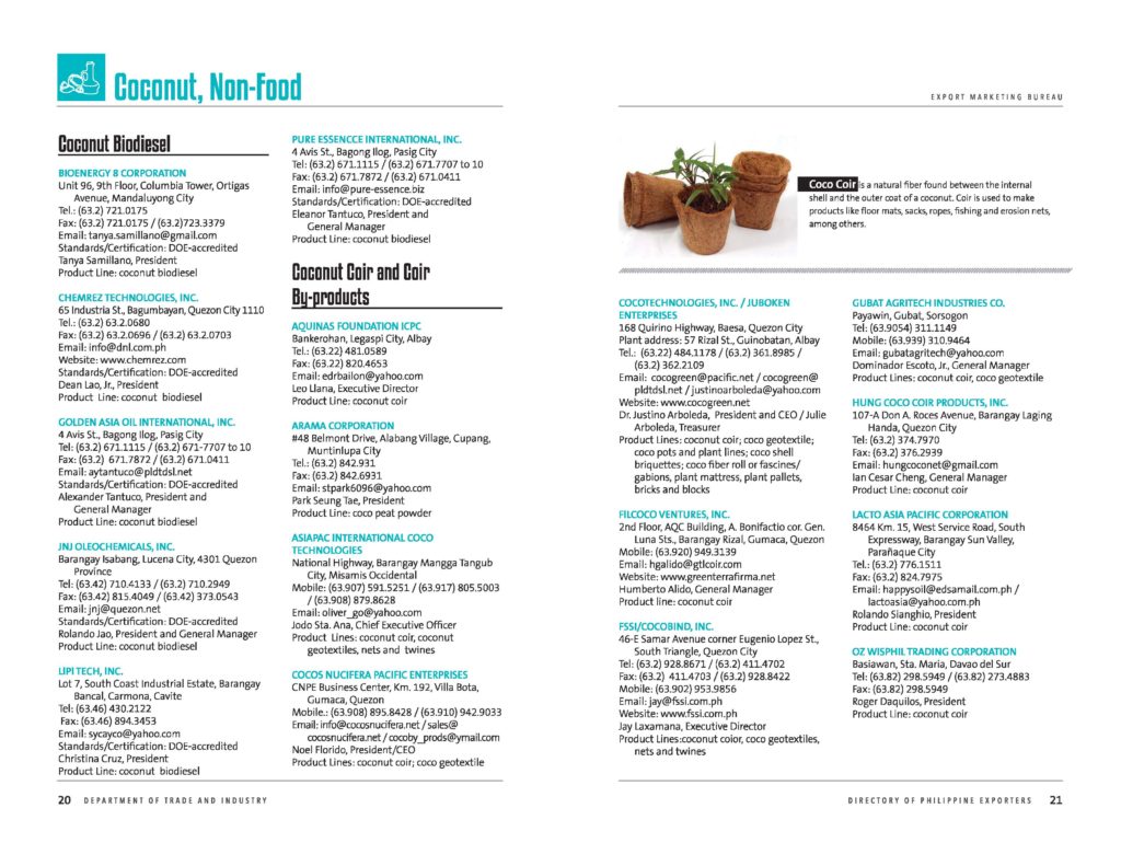 Directory of Philippine Exporters COCONUT Page 2 1024x791