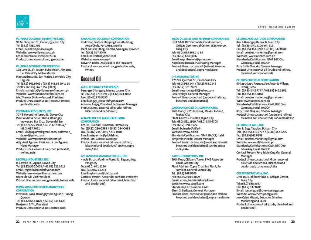 Directory of Philippine Exporters COCONUT Page 3 1024x791
