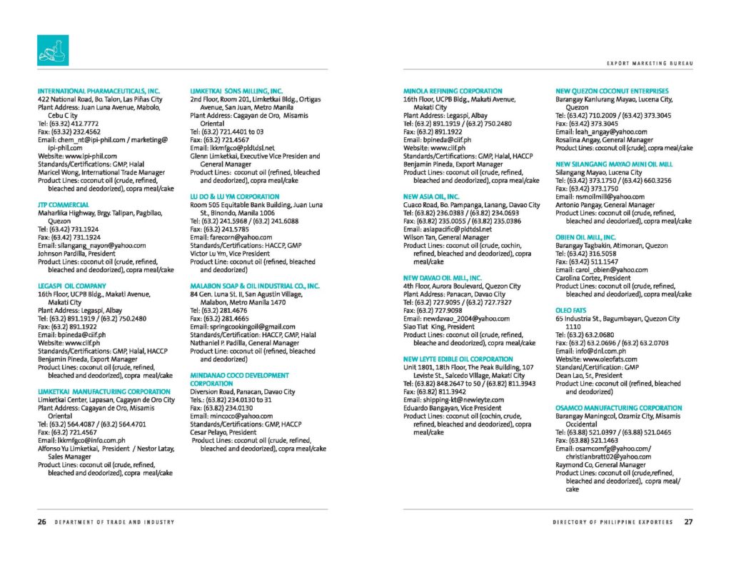 Directory of Philippine Exporters COCONUT Page 5 1024x791