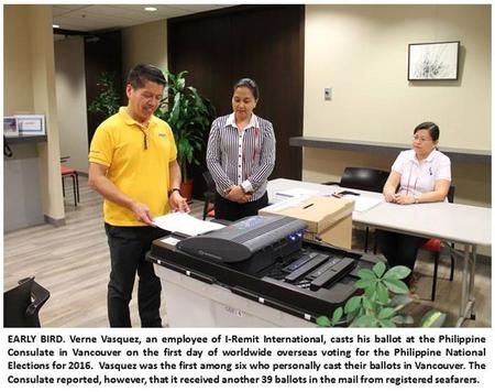 1st day of election 2016